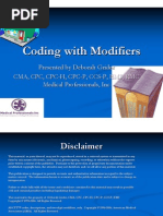 Coding With Modifiers