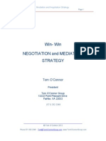 OConnor Group - Win Win Mediation Strategy 2012