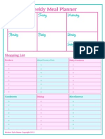 Weekly Meal Planner