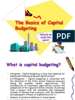 The Basics of Capital Budgeting: Should We Build This Plant?