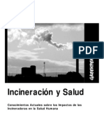 Incineración y Salud Humana