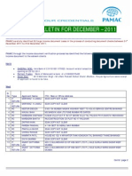 PAMAC Group India Fraud Bulletin - December 2k11