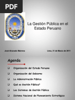 Gestión Pública Del Estado Peruano