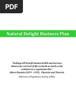 Natural Delight Business Plan