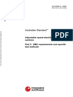 As 61800.3-2005 Adjustable Speed Electrical Power Drive Systems EMC Requirements and Specific Test Methods