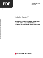 As en 724-2002 Guidance On The Application of en 29001 and en 46001 and of en 29002 and en 46002 For Non-Acti