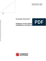 As IEC 62073-2005 Guidance On The Measurement of Wettability of Insulator Surfaces