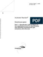 As ISO 14064.1-2006 Greenhouse Gases Specification With Guidance at The Organization Level For Quantification