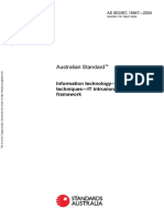 As ISO IEC 15947-2004 Information Technology - Security Techniques - IT Intrusion Detection Framework