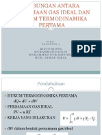 Hubungan Antara Persamaan Gas Ideal Dan Hukum Termodinamika