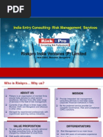 India Entry Strategy Brochure