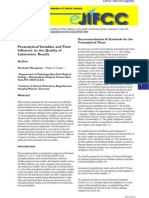 Preanalytical Variables and Their Influence On The Quality of Laboratory Results