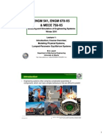 ENGM 541 2011 01 Lecture 1 Modeling Equilibria 2