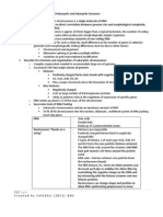 H2 Biology - Notes On Organisation and Control of Prokaryotic and Eukaryotic Genomes