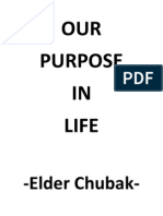 Our Purpose in Life - Elder Chubak