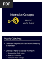 Information Concepts