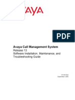 Avaya CMS R13 Installation Guide