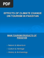 Effects of Climate Change On Tourism in Pakistan