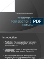 Pyrolysis &amp Torrefaction of Biomass