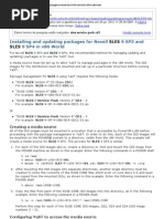 Installing and Updating Packages For Novell SLES 9 SP3 and SLES 9 SP4 in x86 World