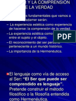 Gadamer Comprension de La Verdad