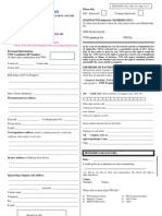 TWI Enrolment Form - Thailand