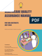 Healthcare Quality Assurance Manual