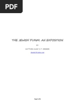 The Jewish Purim - An Exposition