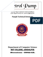 Petrol Pump: Department of Computer Science