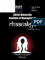 Christ University Institute of Management: Chaanakya