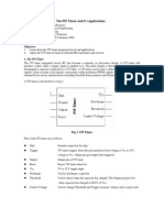 Electronics Exercise 2: The 555 Timer and It's Applications: Objective