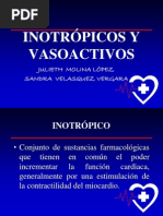 Inotrópicos y Vasoactivos