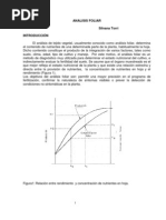 Análisis Foliar