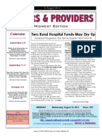 Midwest Edition: Two Rural Hospital Funds May Dry Up