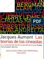 AUMONT, Jacques - Las Teorías de Los Cineastas