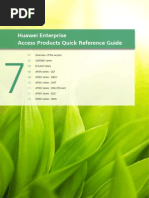 Huawei Access Products Quick Reference Guide