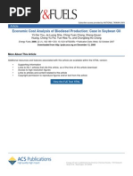 Economic Cost Analysis of Biodiesel Production: Case in Soybean Oil