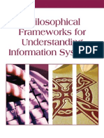 Philosophical Frameworks For Understanding Information Syste