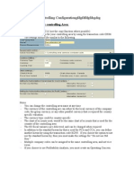 SAP Controlling Configuration