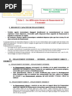 Thème 4.2 - Comment L'activité Économique Est-Elle Financée