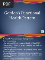 Sample Gordon's Functional Health Pattern: Intestinal Obstruction