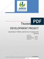 Training and Development Project JUSCO Sec B Group No.9