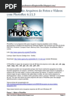 Recuperando Arquivos de Fotos e Vídeos Com PhotoRec 6.11.3