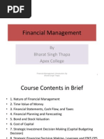 Chapter - 1 - Nature of Financial Management