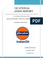 Trainig Report For Iocl