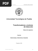 Transformadores Motores de Induccion