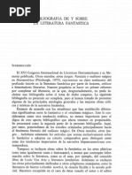 Bibliografia Sobre Lo Fantastico