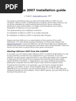 Cae Linux 2007 Installation Guide