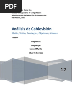 Tarea 4 - Análisis Estratégico de CableVisión