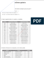 Formulación y Nomenclatura Química